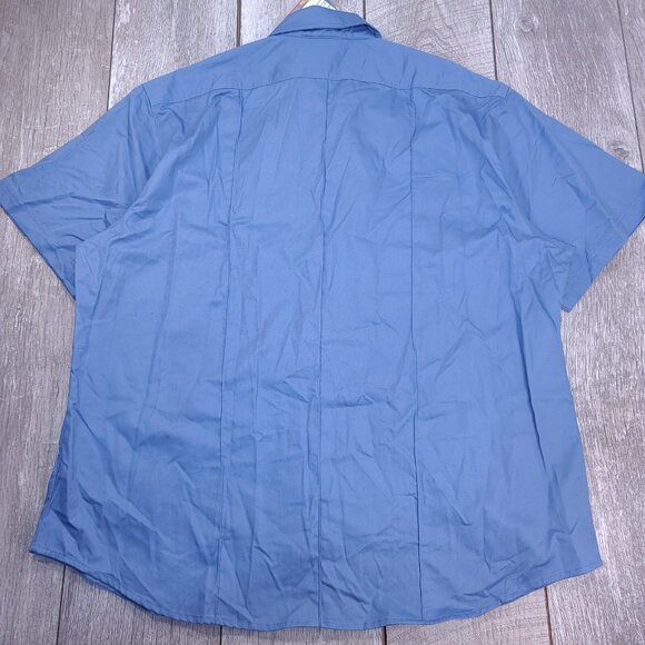 5.11 Tactical Shirt Mens XXL Blue Cotton Class A Station Short Sleeve Button Top - Picture 3 of 7